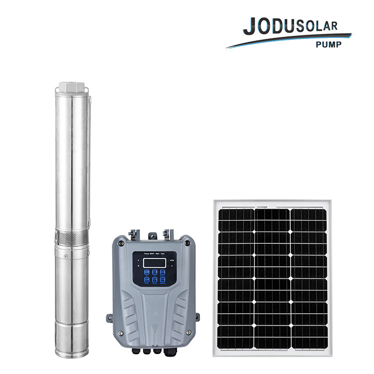 4 tommer 600W-1500W BORINGET SOLARPUMPE TIL PLASTIKLØBLER